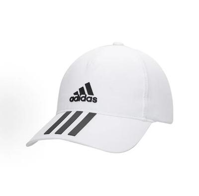 adidas 3-Streifen Bedruckte Polyester Kopfbedeckung, Verstellbarer Atmungsaktiver UV-Schutz Hut für Training, Laufen & Streetwear GM4511