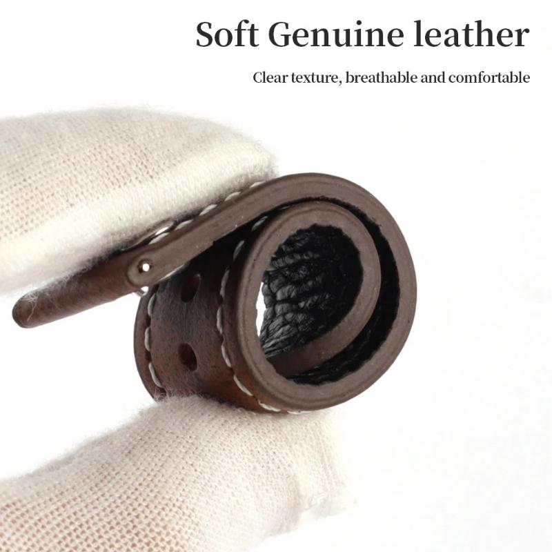 Vintage Discoloration Oil Wax Genuine Leather Watchband 18mm 20mm 22mm 24mm Rivet Bracelet Quick Release Watch Strap for Men