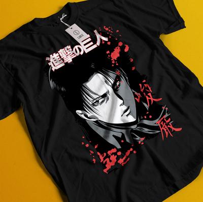 Attack On Titan Shirt Eren Mikasa T-Shirt Levi T-Shirt AOT Erwin Hange Armin Tee