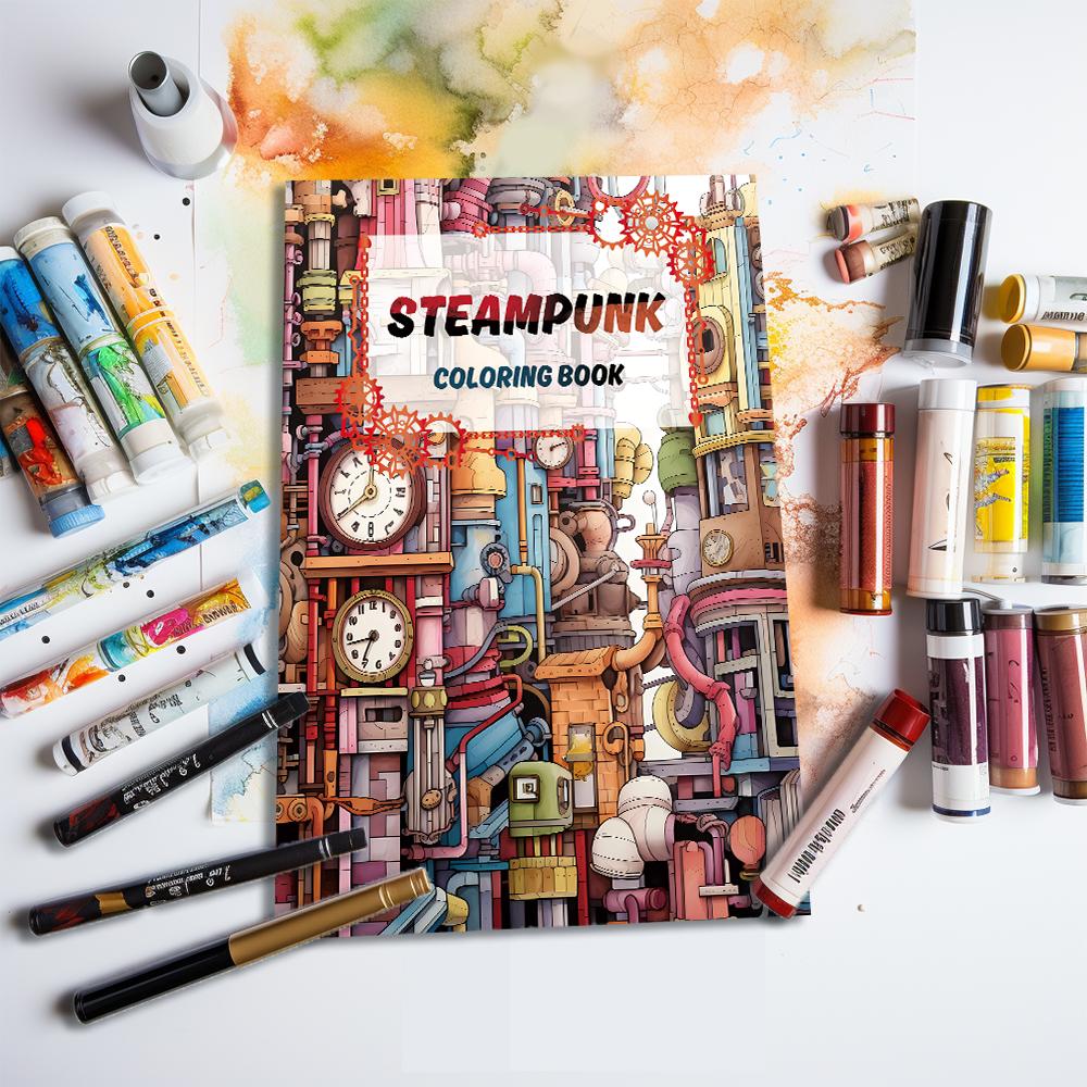 1pc,A4 Teenagers Coloring Book,Adult Coloring Book,25 Different Patterns,100gsm Thick Paper,Stress Relief,Birthday Gift