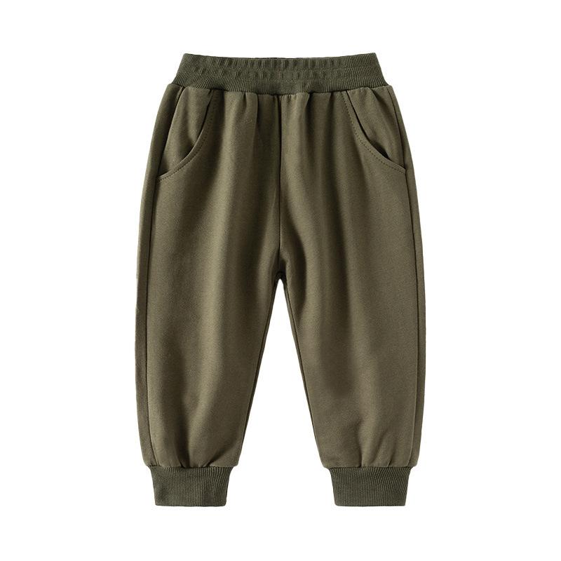 Autumn new boys' sweatpants Korean version of children's clothing solid color children's sweatpants casual pants