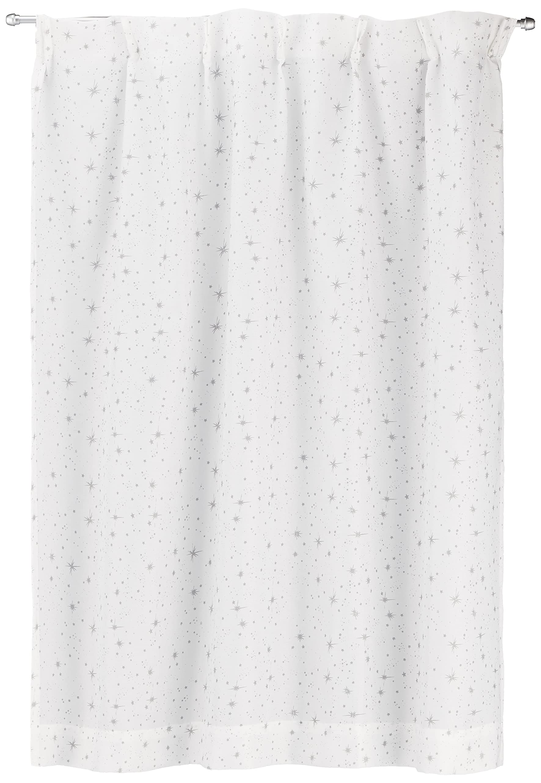 

Univer Lace 100cm Wide x 133cm Set of UV Energy Privacy ID Voile Astel Curtains, Long, 2, Protection, Saving, Protection, Washable, Gray, серый