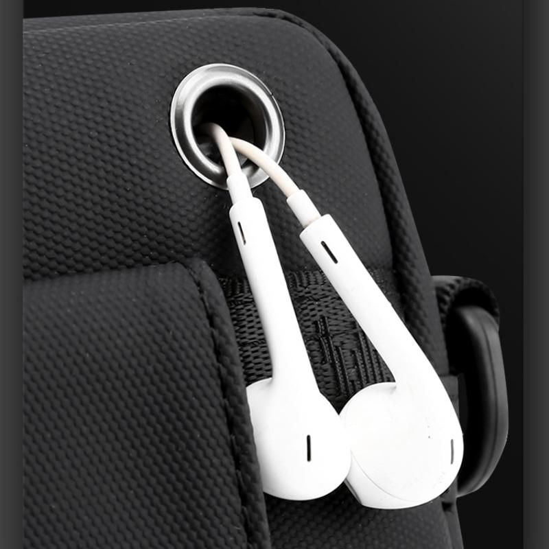 Mini geantă de umăr pentru bărbați, geantă diagonală, geantă pentru talie, geantă pentru telefon mobil, portofel multifuncțional, impermeabil și antifurt.