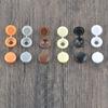 36pcs M6 Screw Decorative Caps Hinged Screw Cap Foldable Snap Button Hardware Screw Cover for Wardrobe Furniture Cabinet