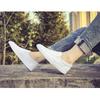 Spring Summer White Shoes Men Loafers Flat Casual Brand Male Footwear Cool Young Man Street Style Slip-On