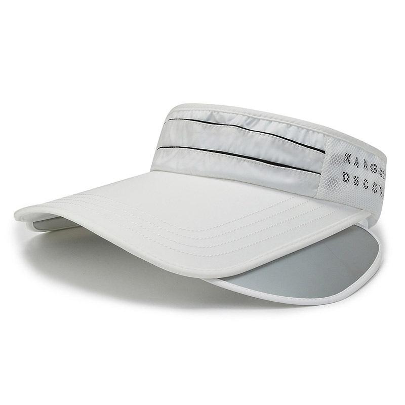 1PC Men's Summer Outdoor Sports Foldable Sunshade Hat No Top Sweat Absorbing Sunshade Hat