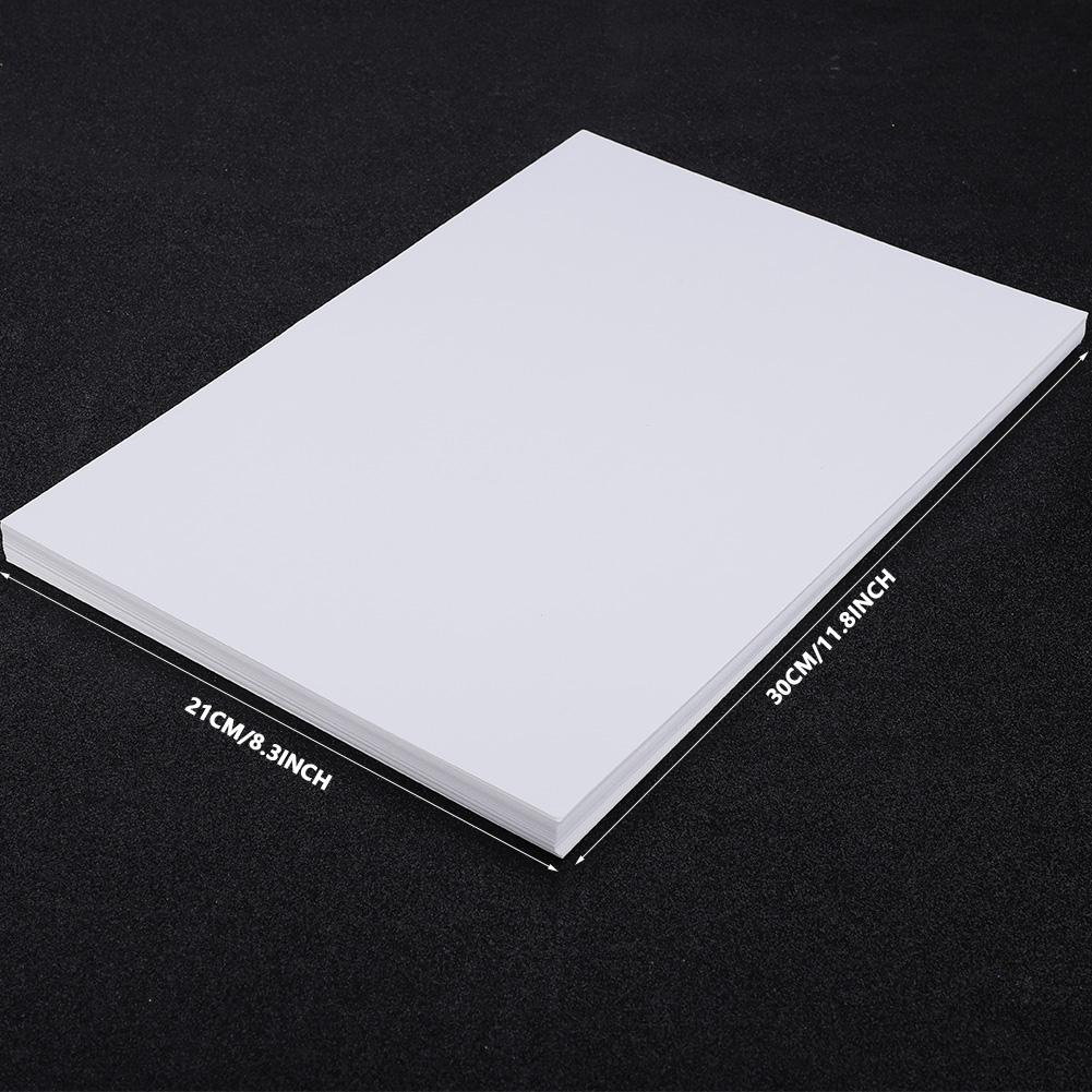 50 Sheets White Blank Paper   Hand Printed  Multipurpose Use