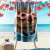 Capybara Fun In Pool Beach Towel Quick-drying for Travel Outdoor Sports Jogging Beach and Swimming