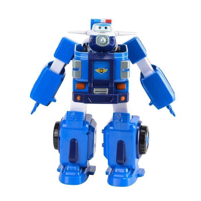Super Wings Transforming Robot Vehicle 18 Cm + 1 Figure - Paul's Cruiser - Eu720315