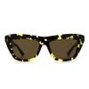 Bottega Veneta Butterfly Shaped Sunglasses Men Sunglasses Brown BV1121S-002