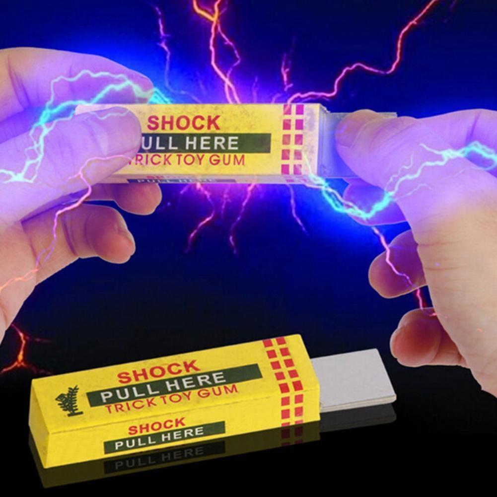 Buy 1Pcs Funny Practical Joke Shock Electric Shocker Zapper Chewing Gum