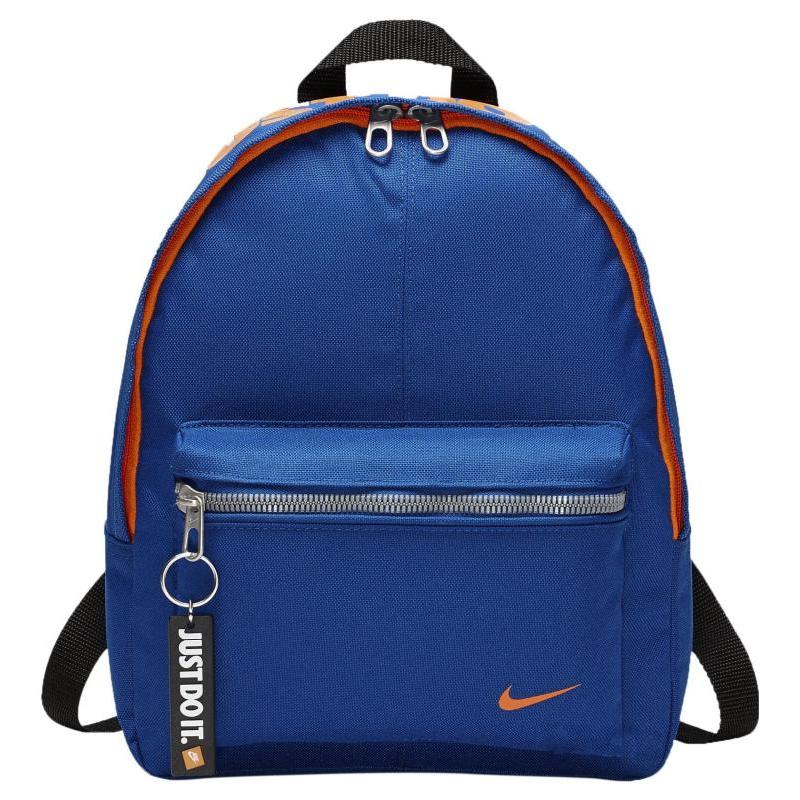Nike Polyester Backpack Mini Unisex Blue Casual BA4606-408