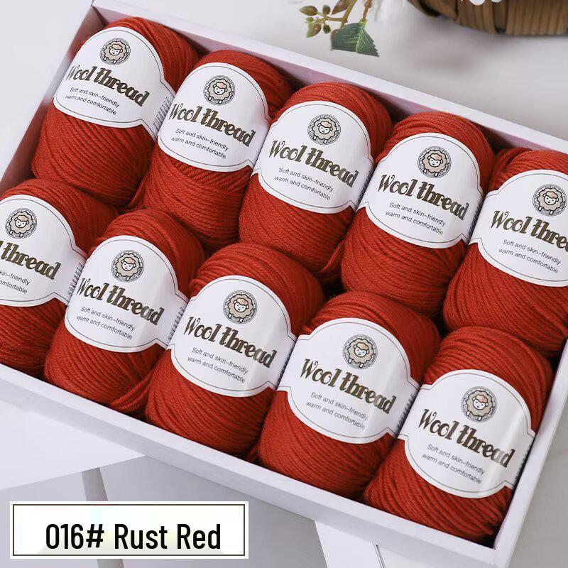 Wool Blend Yarn Ball - Medium Thickness for DIY Knitting Projects
