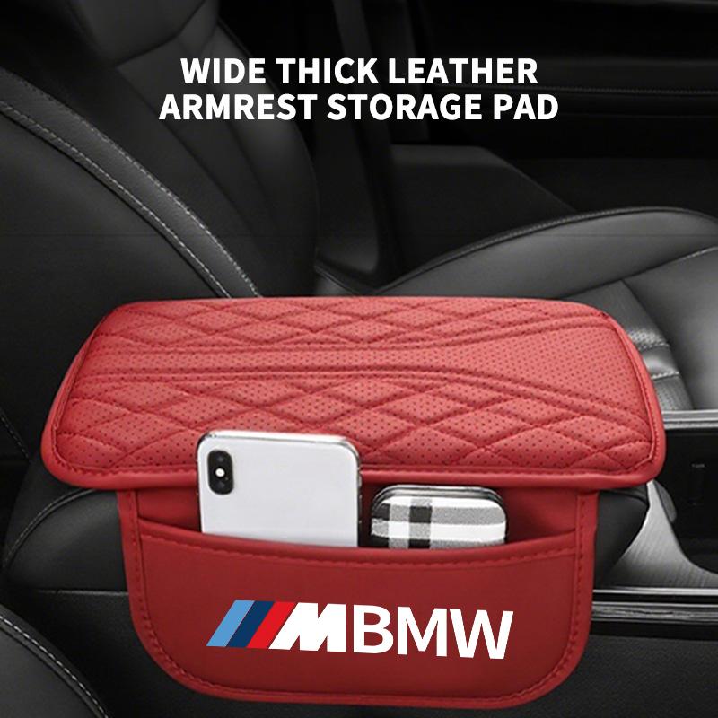 Leather Car Seat Center Console Armrest Mat Storage Bag For BMW M 1 3 4 5 6 7 Series X1 X3 X4 X5 G20 G38 F48 E36 E39 RDMEV1
