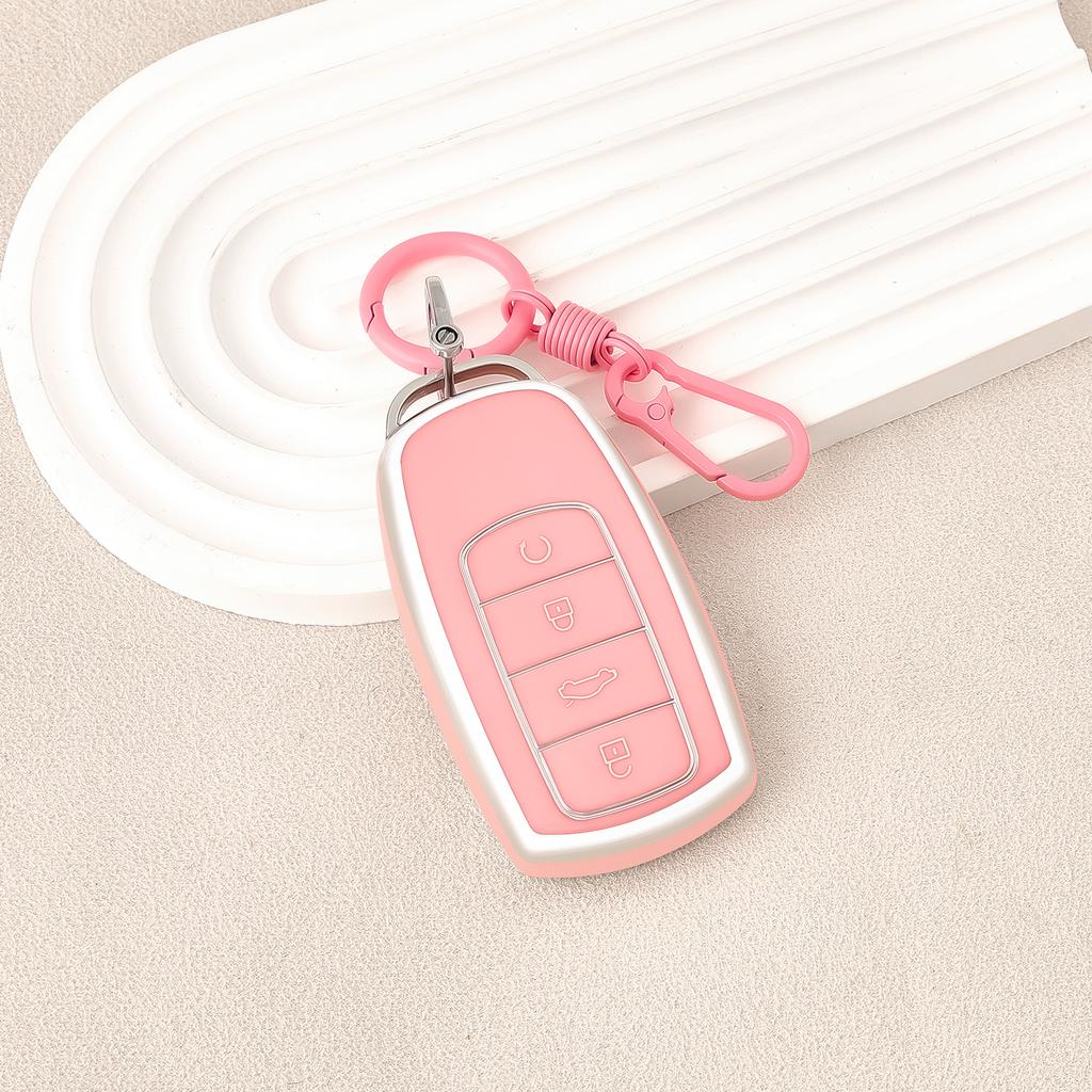 Car Key Cover Case Shell Protector Bag Keychain Keyring  For Chery Omoda C5 5 fx 7 Tiggo 8 PLUS 8 Pro 7 Pro 5 PLUCar Accessories