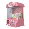 Mini Puppen Greifautomat Cooles Licht Musik Elektrischer Eierschalen Greifer Spielzeug für Party Rosa