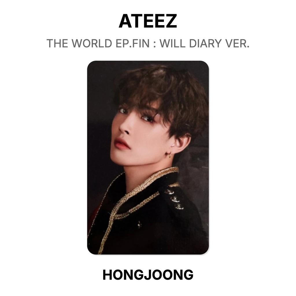 ATEEZ THE WORLD EP.FIN : WILL DIARY VER. Official Photocard