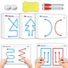 Kid Pen Control Training Education Toy Montessori Fine Motor Skill Track Board Thinking Challenge Brain Game Parish Sensory Toy