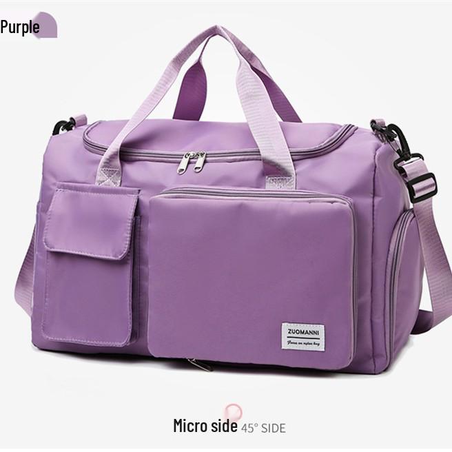 Fashion Fitness Bag: Men's & Women's Water-Repellent Handbag with Wet/Dry Separation, Shoe Compartment - Ideal for Sports & Travel.