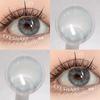 EYESHARE 1 Pair Natural Look Brown Contact Lenses Gray Lenses Eye Makeup Cosmetic Colored Softlens