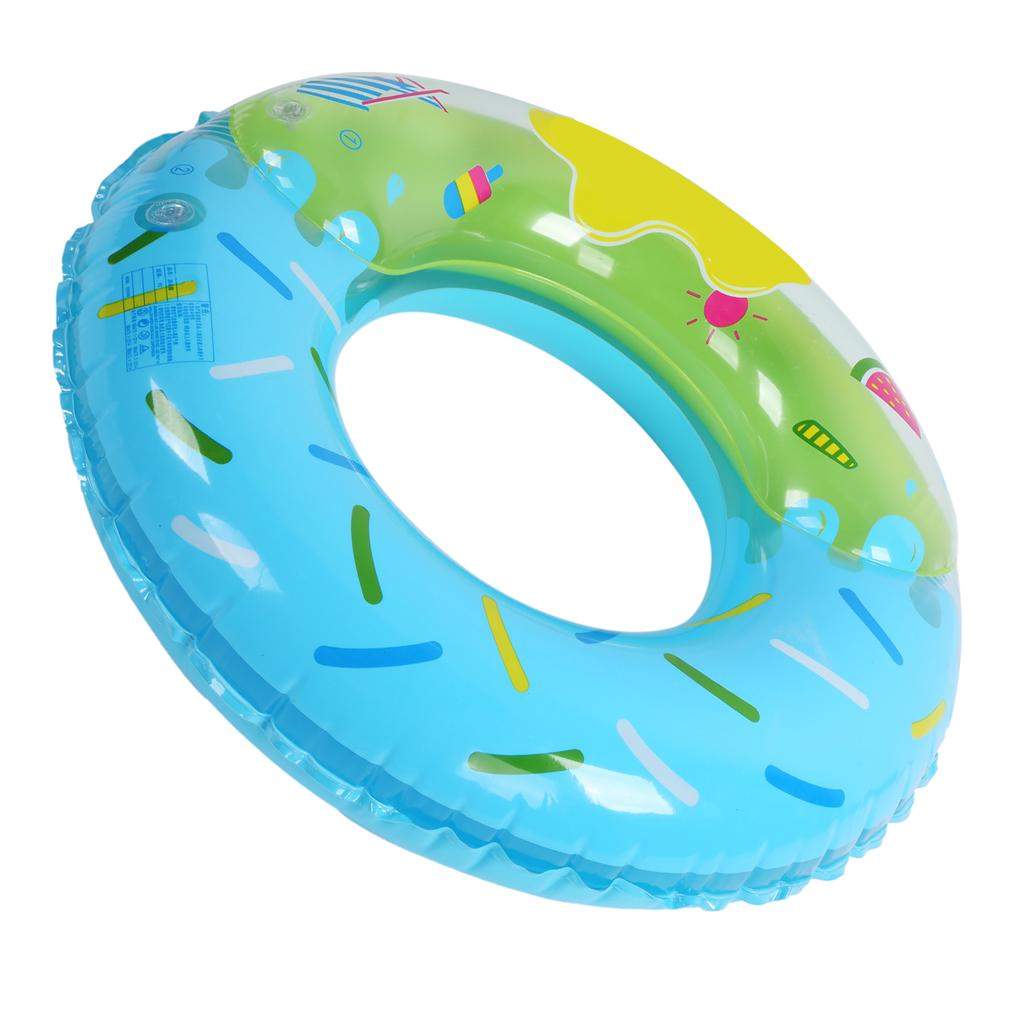 90cm Kids Swimming Circle Rings Thicken PVC Inflatable Pool Float Tube Ring for Boys Girls