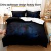 3D Print Terror of Orion Space Monster Bedding Set 3Pcs Sci Fi Alien Duvet Cover Set with Pillowcases for Men Bedroom Decor
