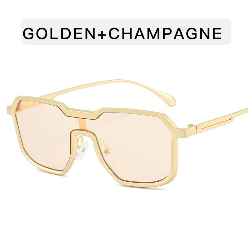 

Мужские солнцезащитные очки в стиле стимпанк, оправа из сплава, многоугольная форма, солнцезащитные очки, женские модные трендовые солнцезащитные очки для мужчин