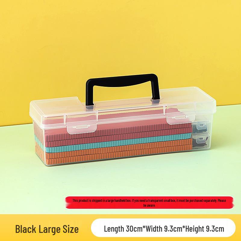 

Portable Transparent Fishing Tackle Storage Box for Line Winding and Accessories