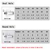 MNFT 120Pcs Aluminum Fishing Line Tube Crimp Sleeves Connector Ferrules Rope Crimping Sleeve Boat Fishing Pipe for Leader Riggin
