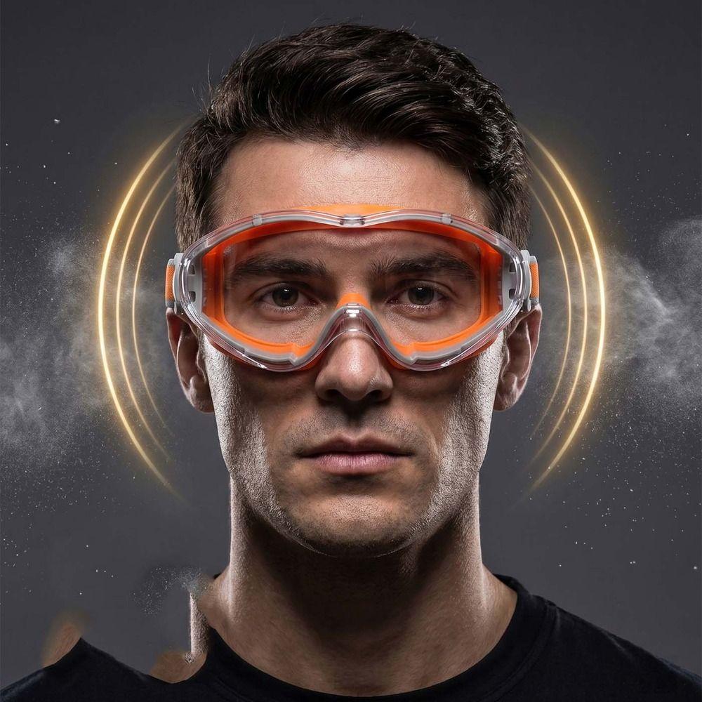 Clear Lens Protective Eyewear Anti Scratch Anti Fog Goggles Dust Proof Safety Glasses Work Safety