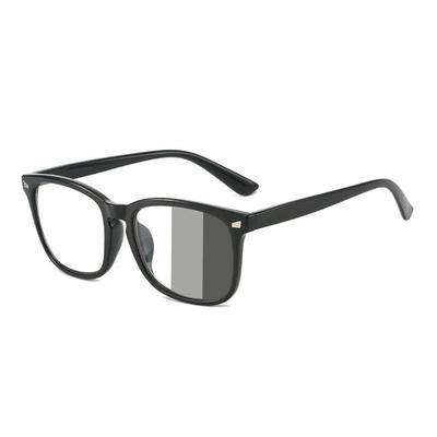And Reading Blue Light Progressive B1375 [FEISEDY] Men's Women's Glasses, Stylish, Blocking, Bifocal, Lenses, Lightweight, Black, +2.0