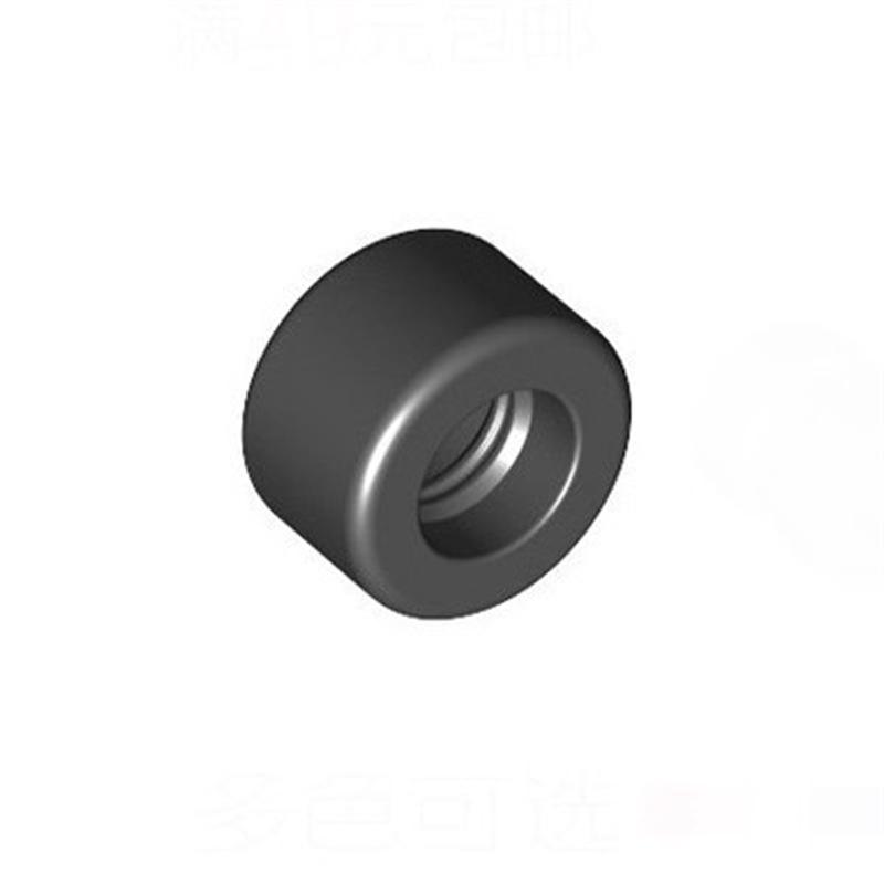 Smooth Tire Building Block Accessory, Compatible with MOC 30028 (50g, 14.6x9mm Particles) Standard