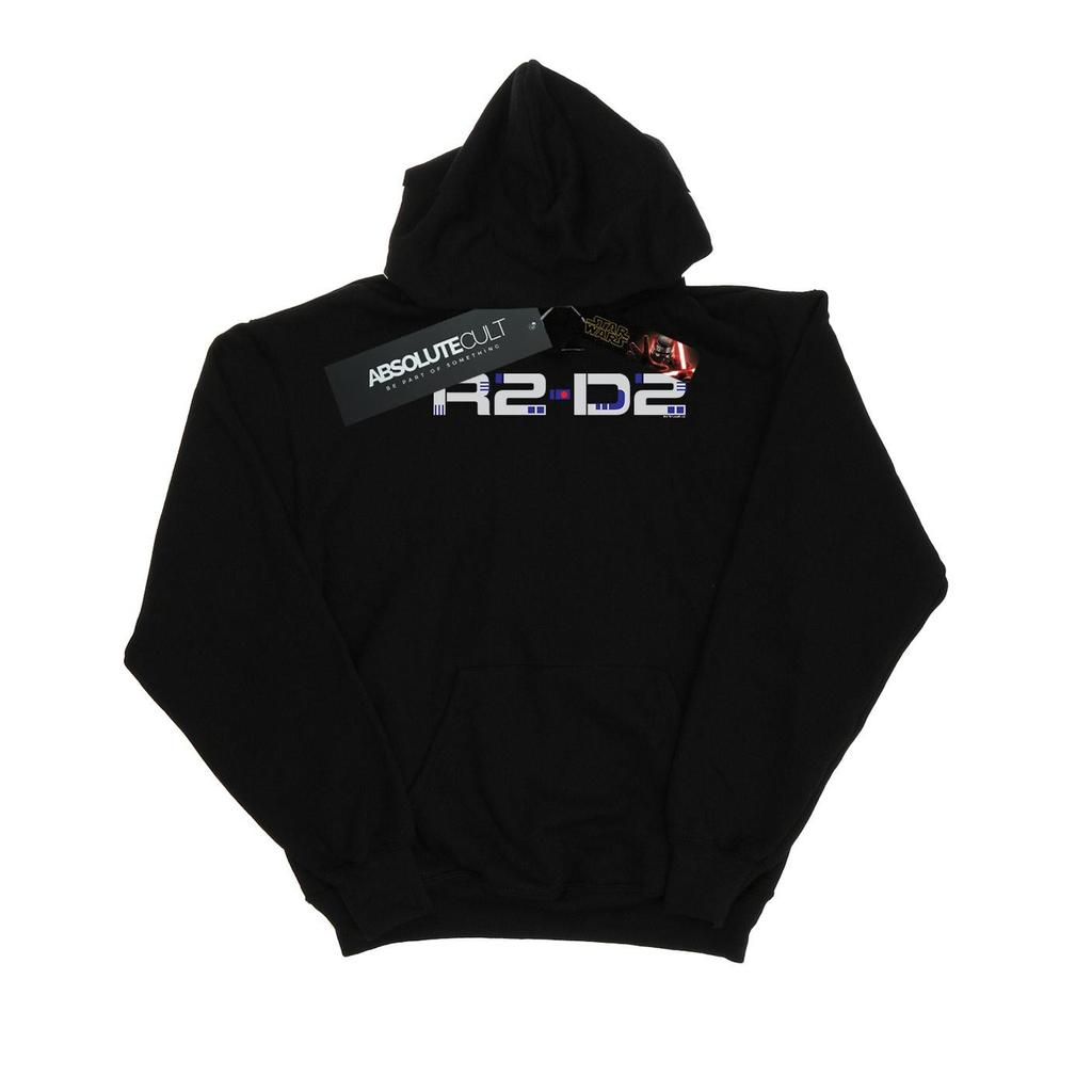 STAR WARS Mens The Rise Of Skywalker R2-D2 Text Logo Hoodie