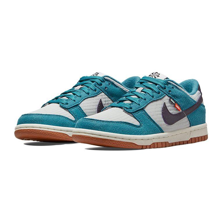 Nike Dunk Low SE Next Nature GS Toasty - Rift Blue Kids Sneakers Grey-Fog Sail Cave-Purple DC9561-400