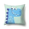 Cartoon Cute Dinosaur Baby Pillowcase Creative Drive Car Alphabet Cushion Pillowcase Home Decor