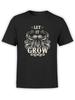 Unisex Tshirts Let It Grow Tshirt 100 Cotton