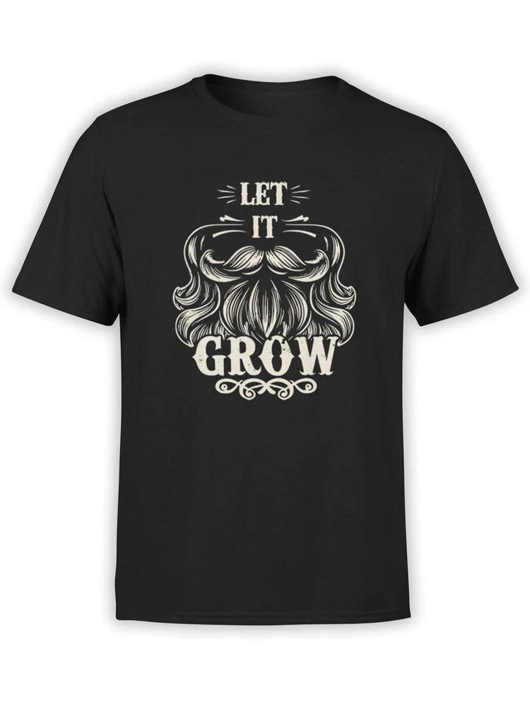 Unisex Tshirts Let It Grow Tshirt 100 Cotton S