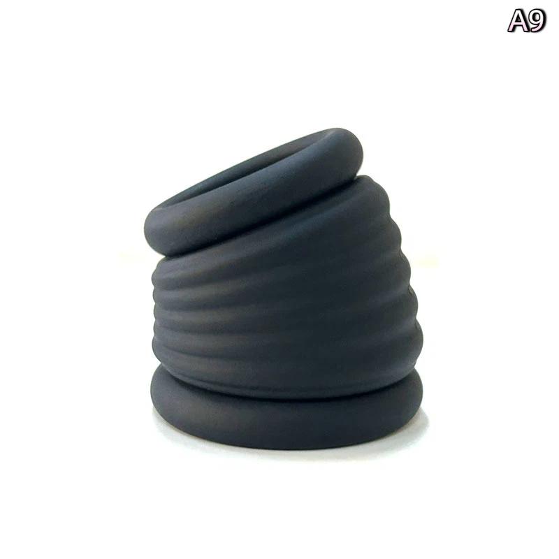 Man Male Penis Lock Cock Ring Bondage Erection Ball Ring Delay Ejaculation Reusable Enlargement Ball Stretcher Sex Toy