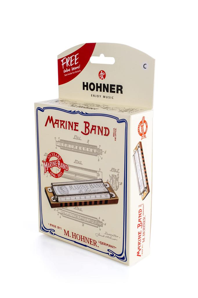 HOHNER Marine Band 125th Anniversary Edition 10-Hole Harmonica In C