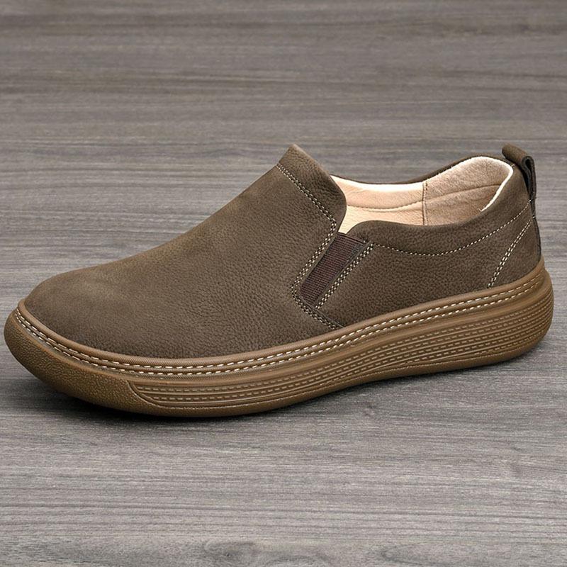 Men s Matte Cowhide Leather Shoes - Light Luxury for Easy Daily Commute and Casual Wear 44