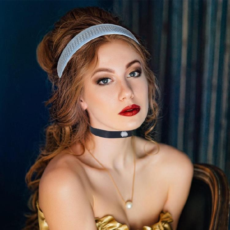 Křišťálová čelenka a choker Popelka pro dospělé a děti na Cosplay párty, Festivalové oslavy, Školní akce