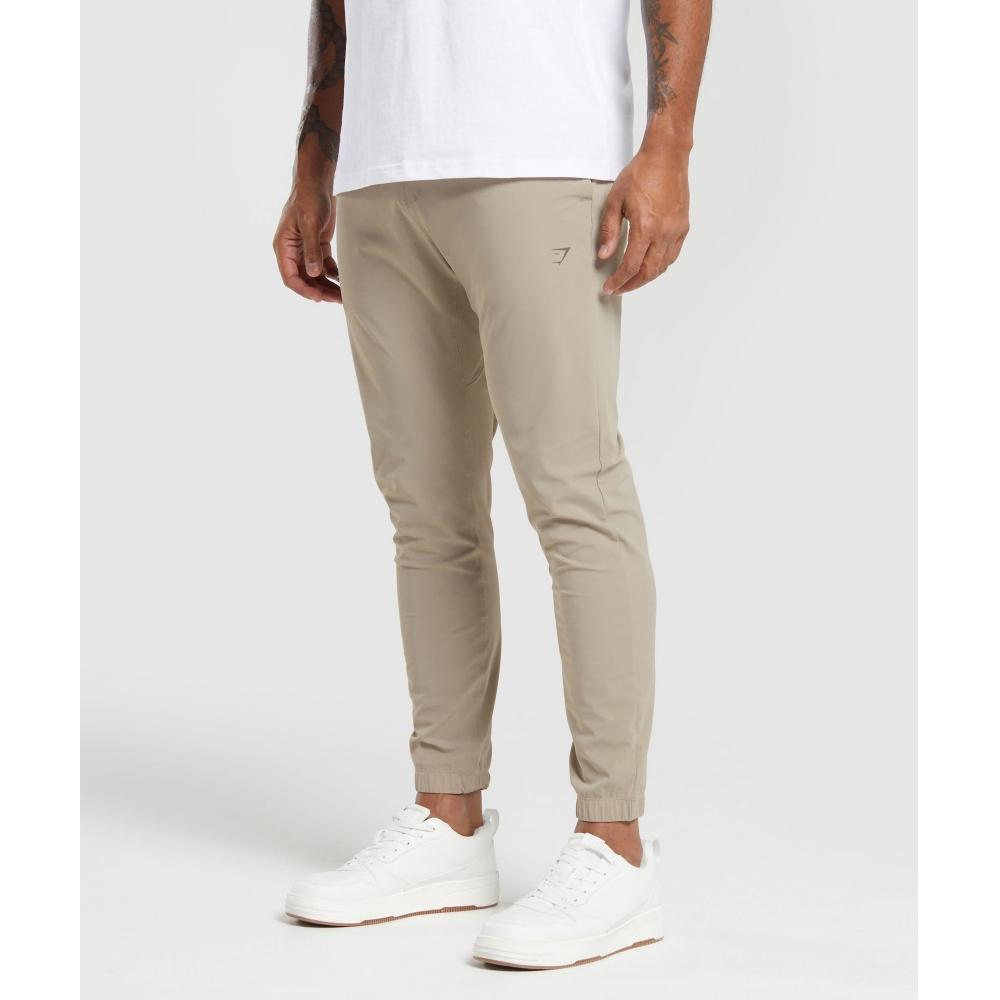 Gymshark Pantalón de chándal de estudio marrón arena A1a3u Nbzs