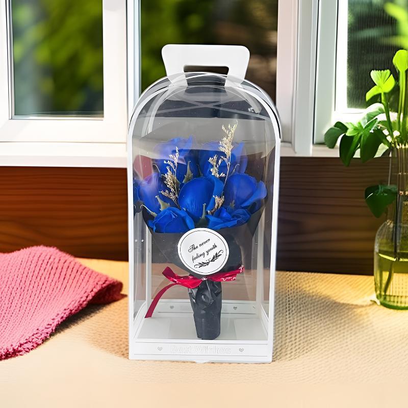 Duftende Seife Rosenstrauß - Ideales Geschenk für Geburtstage, Abschlussfeiern oder den Lehrertag