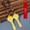 Zwölf Tierkreiszeichen Goldener Schlüssel Wächter Schlüsselanhänger Anhänger (Kupfer) - Auto Schlüsselanhänger Anhänger