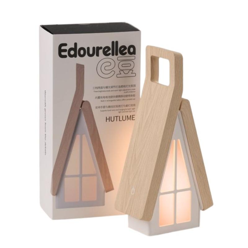 Creative Foldable Mini House Night Light Table Desk Reading Lamp for Bedroom Bedside Gift Indoor Lighting Fixtures Rechargeable