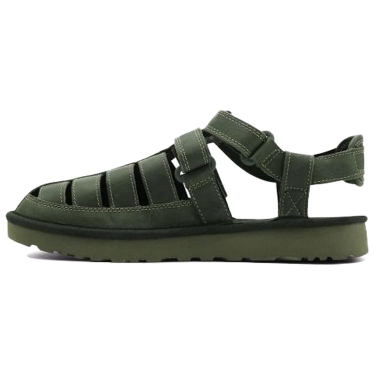 

UGG Dune Fisherman Cowhide Green Sandals 1102694-MSG 41