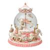 Carillon a Carosello con Sfera di Cristallo a Forma di Fiocco di Neve - Regalo di Compleanno per Bambine, Bambini e Migliori Amici