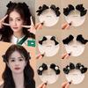 Black Elf Ear Bow Hair Claw Clip - Princess Style Hair Accessory