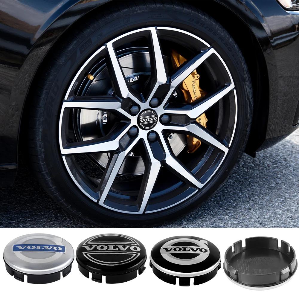 4 шт./набір 64 мм Для Volvo ковпачок маточини XC60 S60 V60 S60 V40 S90 XC90 ковпачок центру колеса логотип Декоративні аксесуари для покришок автомобіля
