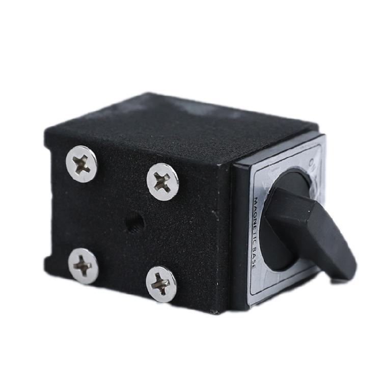 Industrial  Magnetic Base Face  Test Indicator Mount 4T Pull Force Plastic Control Levers Multiple  Hole for Industrial